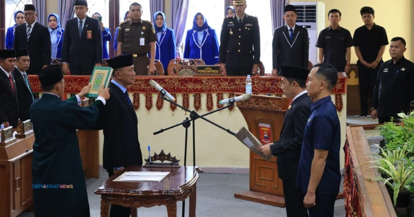 Edy Gunawan Resmi Gantikan Mendiang Heri Gunawan Di Dprd Lampung Barat