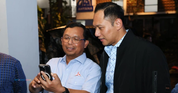 Herman Khaeron Bersama Agus Harimurti Yudhoyono