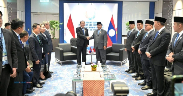 Presiden Prabowo Ajak Laos Tingkatkan Perdagangan Dan Perangi Kejahatan Siber