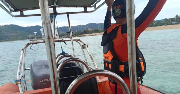Pencarian Korban Tenggelam Di Lombok Tengah