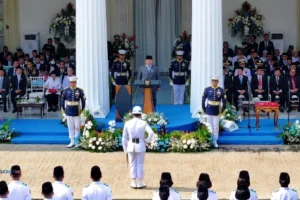 Presiden Prabowo Memimpin Upacara Hari Lahir Pancasila Di Gedung Pancasila