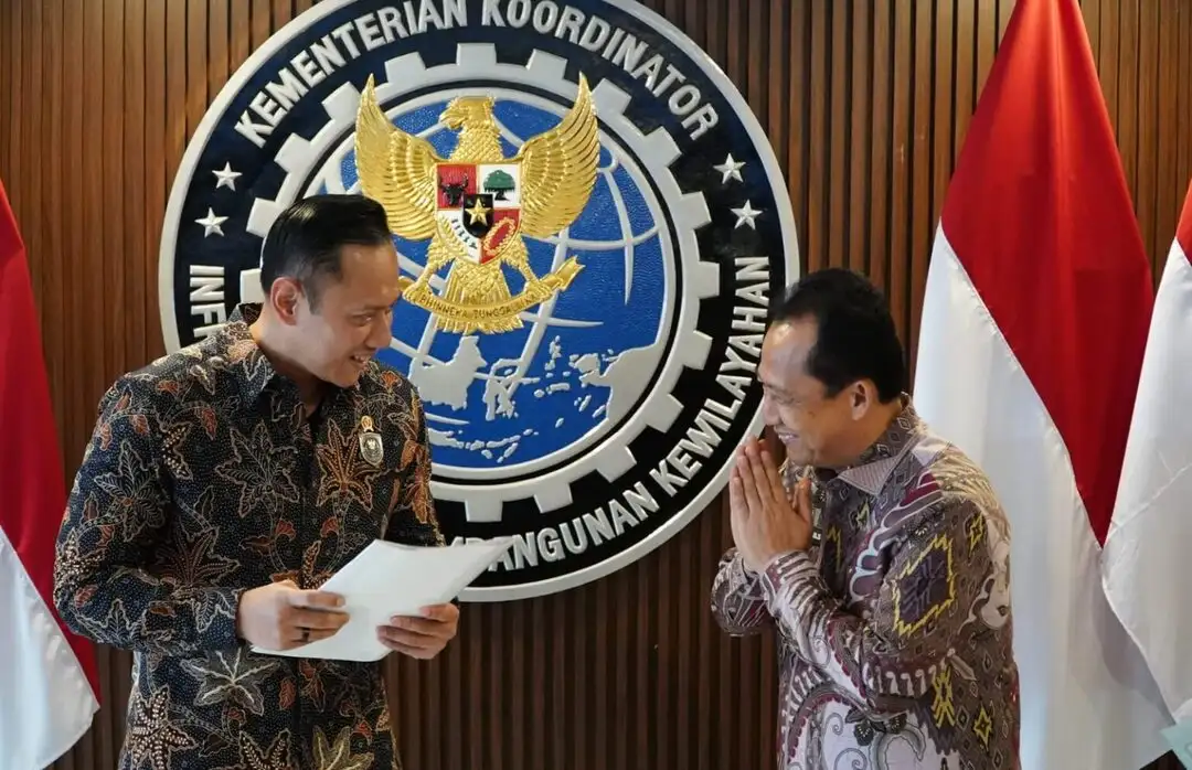 Bupati Bbs Bertemu Menko Ahy Bahas Perbaikan Pdam