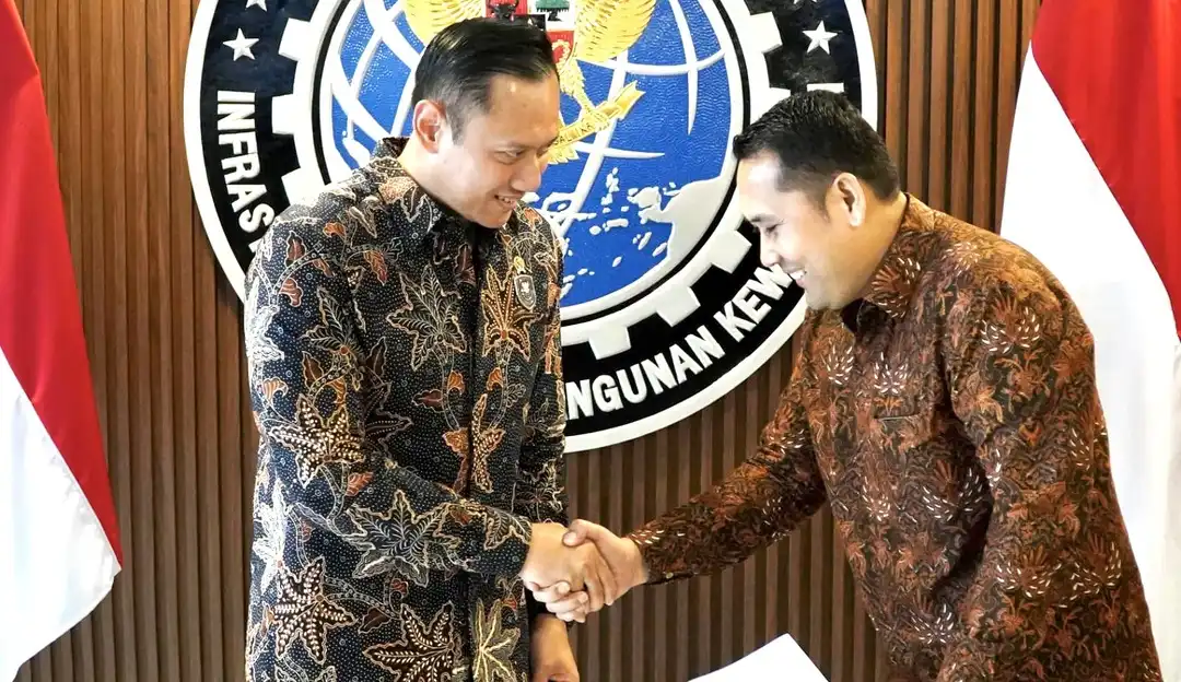 Bupati Merangin M. Syukur Bertemu Menko Infrastruktur Dan Pembangunan Kewilayahan Agus Harimurti Yudhoyono