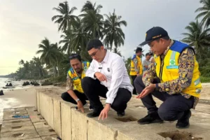 Herzaky Mahendra Putra Tinjau Abrasi Di Sambas