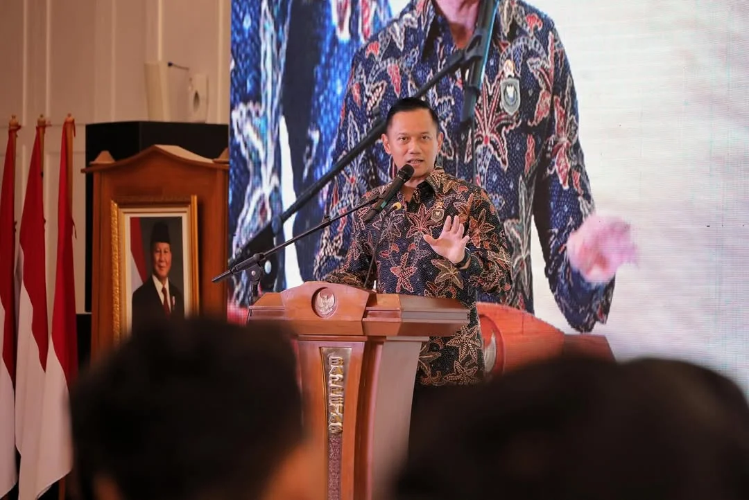 Menko Ipk Ahy Berpidato Dalam Rakornas Informasi Geospasial 2025