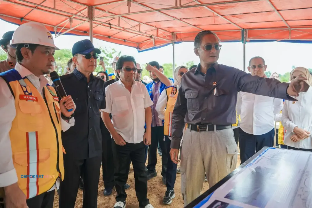 Menteri Pu Dody Hanggodo Tinjau Proyek Jembatan Muna Buton