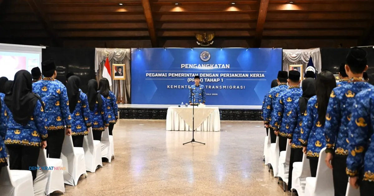 Menteri Transmigrasi Tekankan Kemandirian Dalam Pengangkatan 151 Pppk