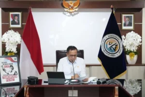 Mentrans Iftitah Sulaiman Saat Pertemuan Virtual Dengan Menteri Pertahanan Singapura Mentrans Iftitah Sulaiman Saat Pertemuan Virtual Dengan Menteri Pertahanan Singapura