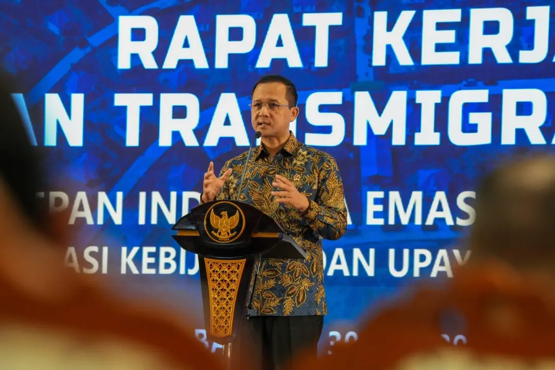 Menteri Transmigrasi Berpidato Di Rakernis Bali