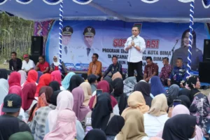 Wali Kota Bima Berpidato