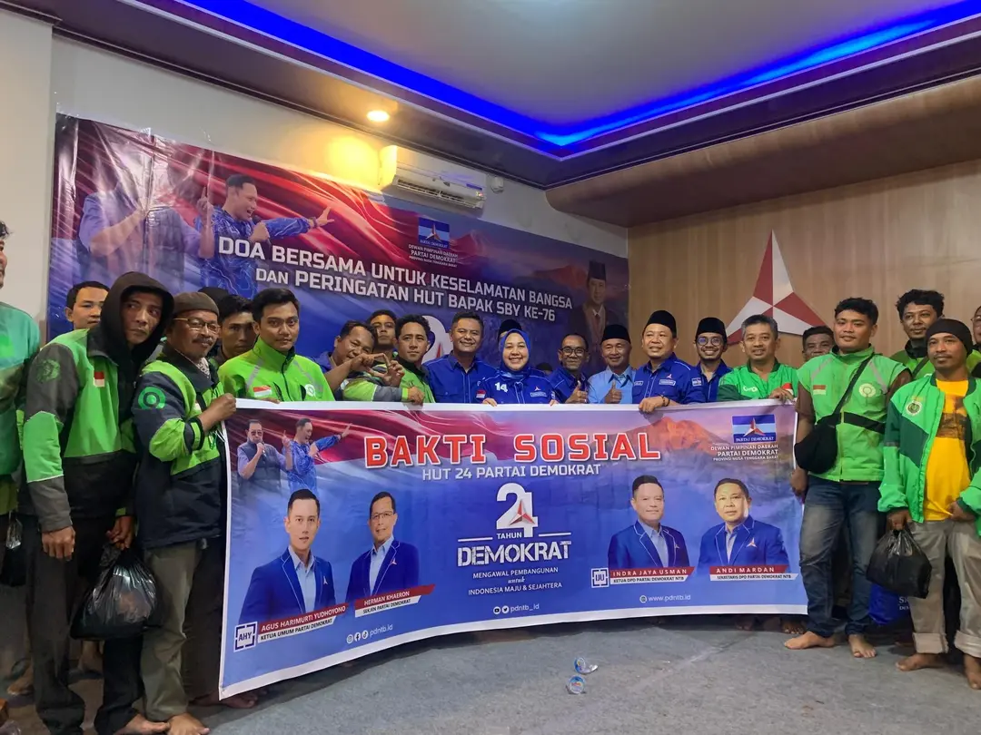 Demokrat Ntb Bersama Ojol