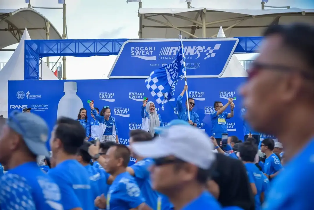 Gubernur Ntb Lalu Muhammad Iqbal Melepas Peserta Pocari Sweat Run 2025