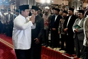 Menag Nazaruddin Umar Saat Menyampaikan Tausiyah Dalam Acara Maulid Nabi 1447 H Menag Nazaruddin Umar Saat Menyampaikan Tausiyah Dalam Acara Maulid Nabi 1447 H