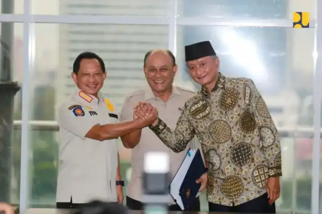 Menteri Pu Dody Hanggodo Saat Penandatanganan Kesepakatan Pembangunan Dapur Gizi Gratis