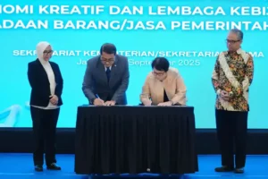 Penandatanganan Mou Kementerian Ekraf Lkpp