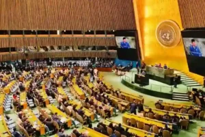 Prabowo Berpidato Di Sidang Pbb