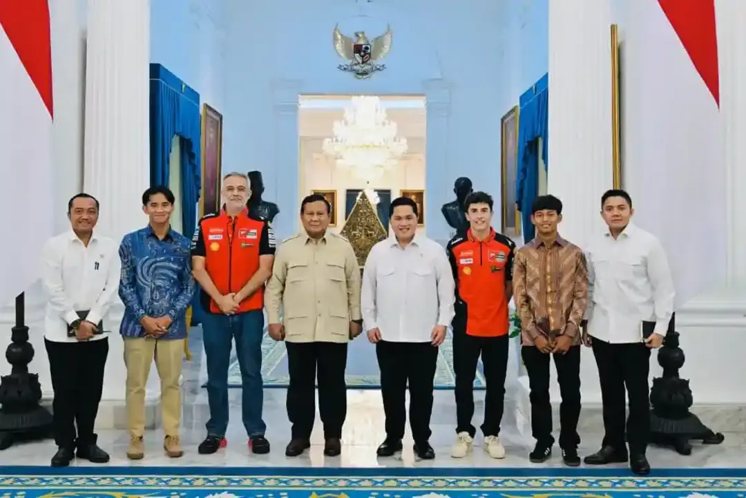 Prabowo Terima Marc Marquez Di Istana