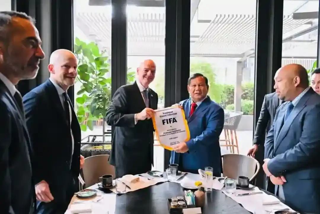 Presiden Fifa Gianni Infantino Bertemu Presiden Prabowo Subianto Di New York