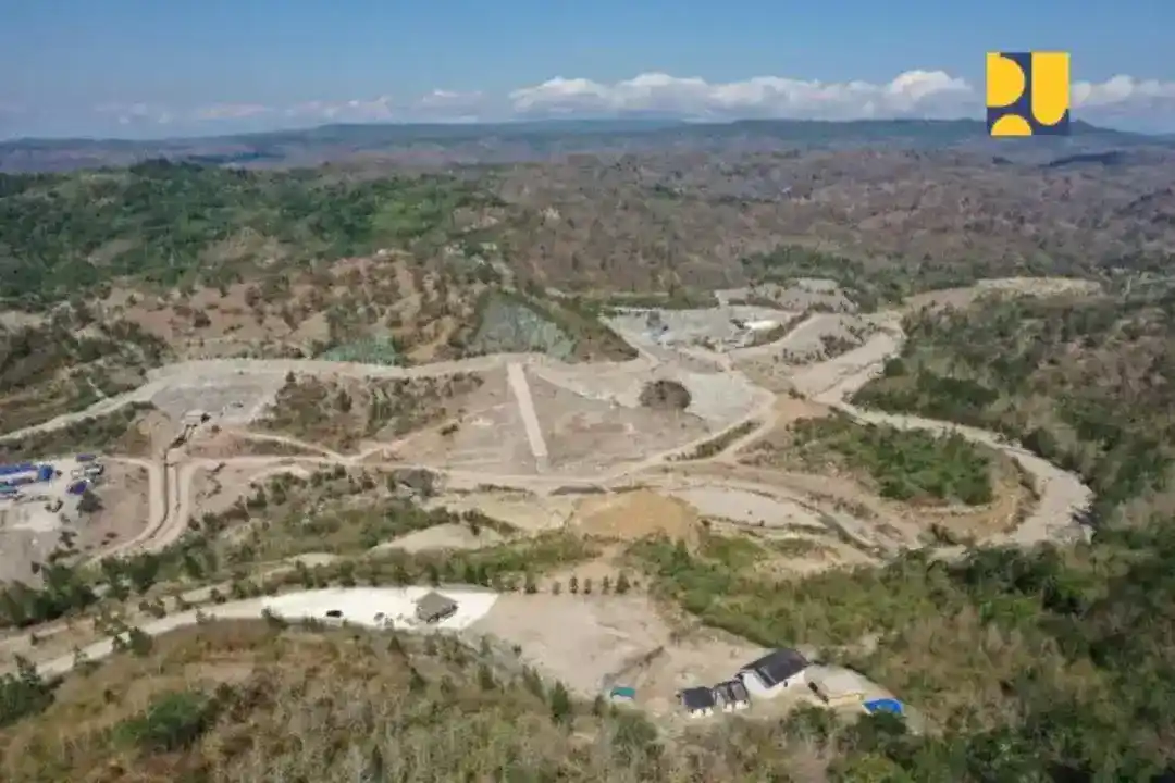 Progres Pembangunan Bendungan Manikin Kupang