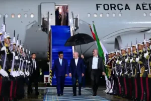 Presiden Brasil Lula Da Silva Tiba Di Jakarta