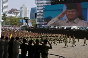 Presiden Prabowo Subianto Di Hut Ke 80 Tni