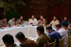 Presiden Prabowo Subianto Gelar Rapat Kabinet Di Kertanegara