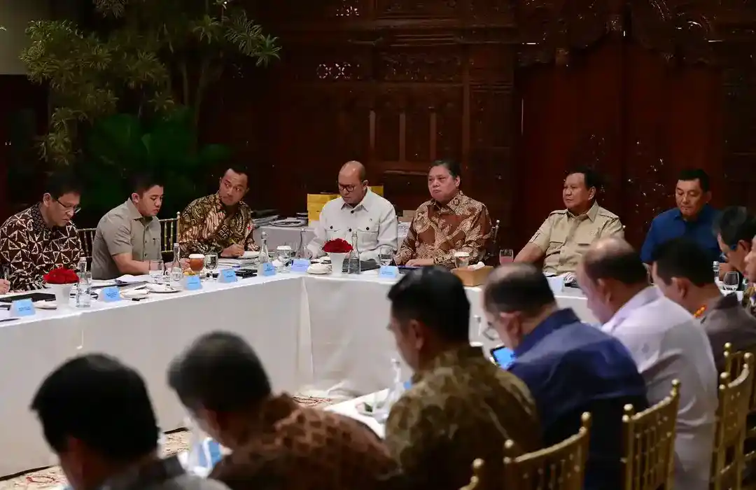 Presiden Prabowo Subianto Gelar Rapat Kabinet Di Kertanegara
