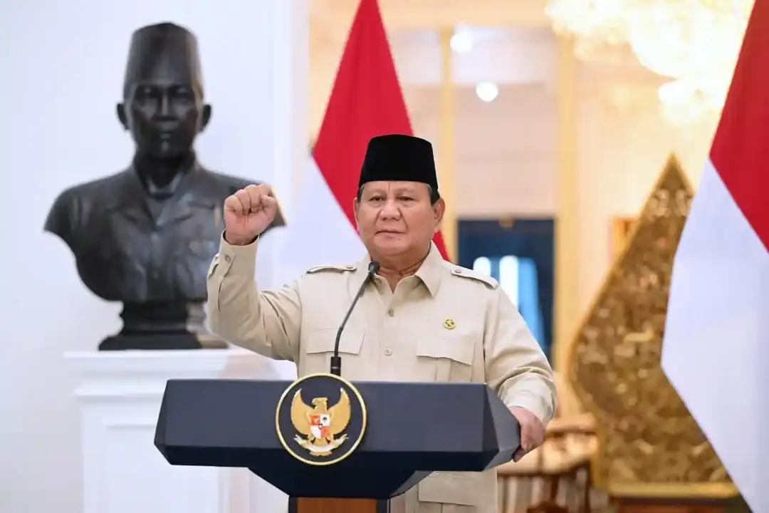 Presiden Prabowo Subianto Menyampaikan Pesan Hari Sumpah Pemuda