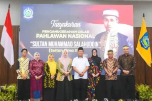 Gubernur Ntb Lalu Muhamad Iqbal Saat Acara Syukuran Gelar Pahlawan Nasional Sultan Salahuddin