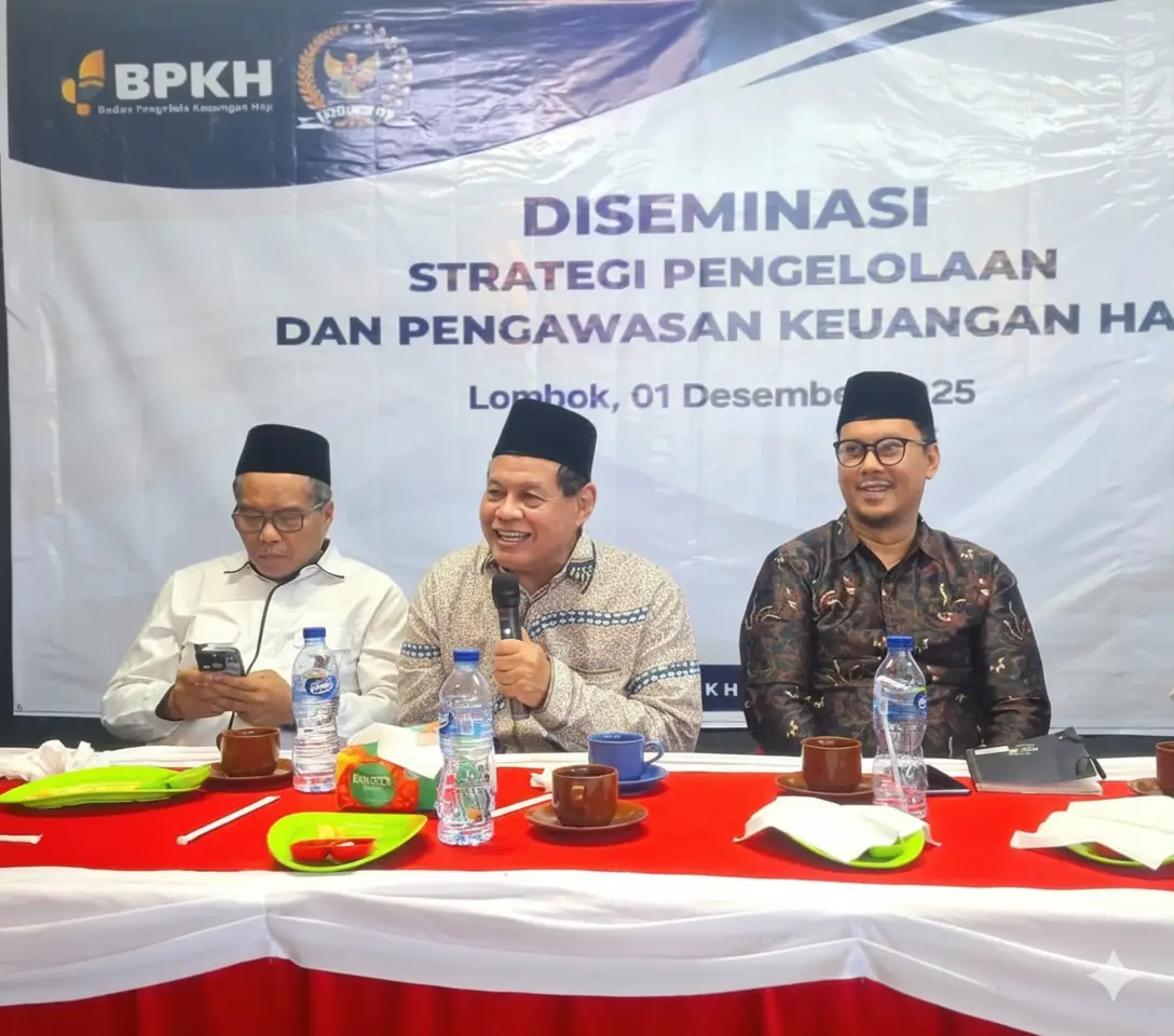 Nanang Samodra Saat Menyampaikan Materi Di Acara Diseminasi Haji