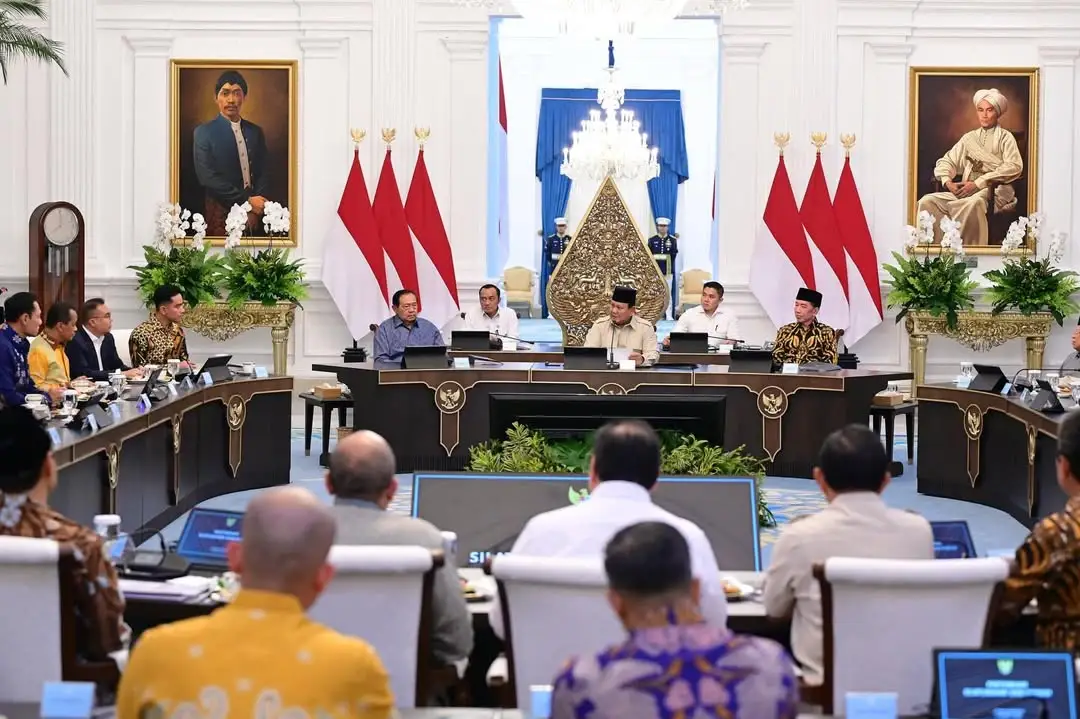 Pertemuan Prabowo Bersama Para Mantan Presiden Di Istana Merdeka