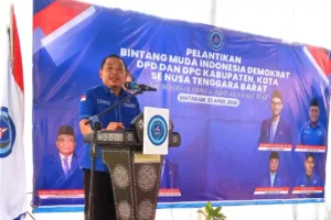 Andi Mardan Pada Acara Pelantikan Pengurus Bmi Ntb